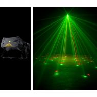 American DJ},description:The Micro 3D offers an at home or DJ light show production for a low price. Utilizing 200 rotating laser beams in red and green, this ADJ product has plent