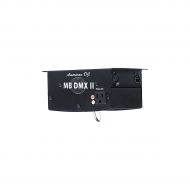 American DJ},description:The MB DMX II Mirror Ball Motor device has two 3-prong Edison sockets to power pinspots while managing to support and control the speed of up to a 20 mirro