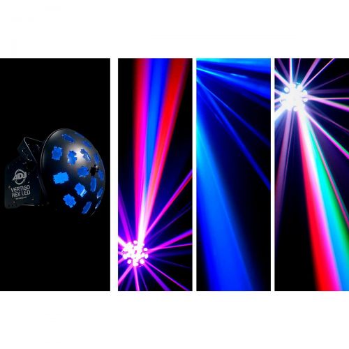  American DJ},description:The American DJ Vertigo HEX LED is yet another way modern lighting effects are enhancing classic disco ball-type effects from years past and turning them i