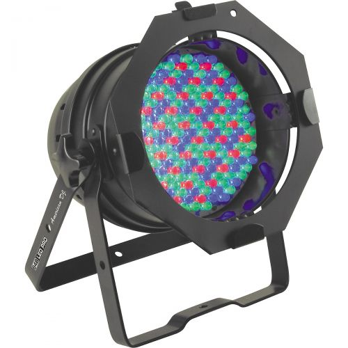  American DJ},description:The 64B LED PRO is a DMX intelligent LED Par Can. This is a lightweight and compact can which makes it a great piece for mobile DJs and clubs. It can be us