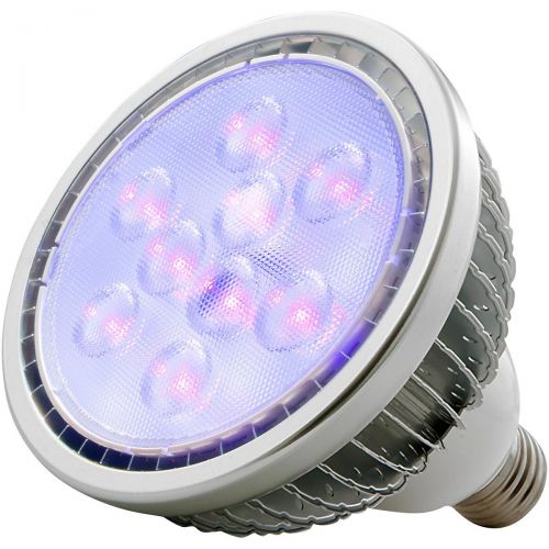  American DJ},description:The BLB7W is a 18W Ultraviolet LED blacklight Par38 bulb with a medium screw base for standard light sockets. Easily creates black light ambiance at home p