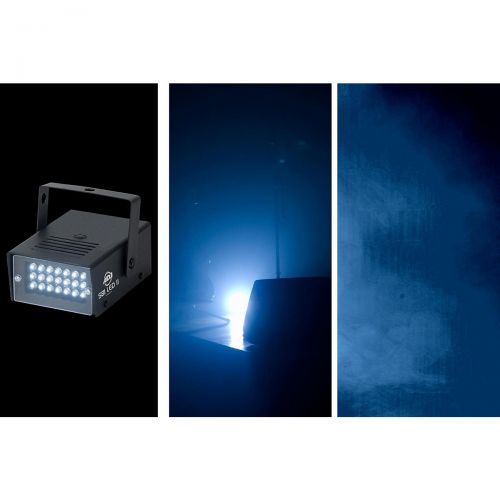  American DJ},description:The ADJ S81 LED II is a mini LED strobe effect great for small mobile events or permanent applications such as clubs, bars, restaurants and retail location