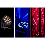 American DJ},description:The ADJ 12P Hex is a versatile LED Par fixture with 12x 12-Watt, 6-IN-1 HEX LEDs. With a 30-degree beam angle, users may produce wide washes with smooth co