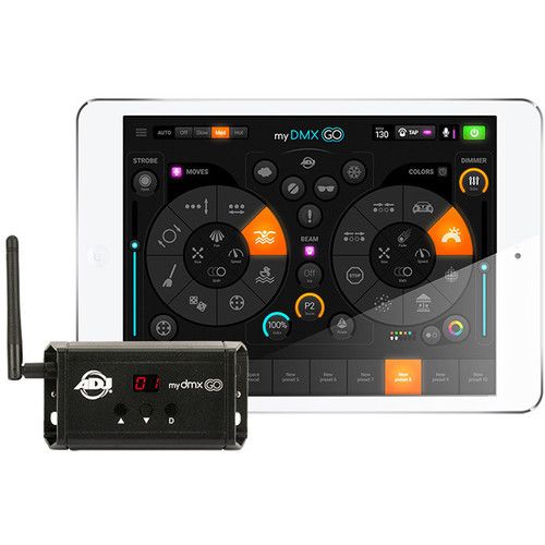  American DJ myDMX Go DMX Lighting Control System with Wi-Fi/USB Interface (iPad/Android, 4-Pack)
