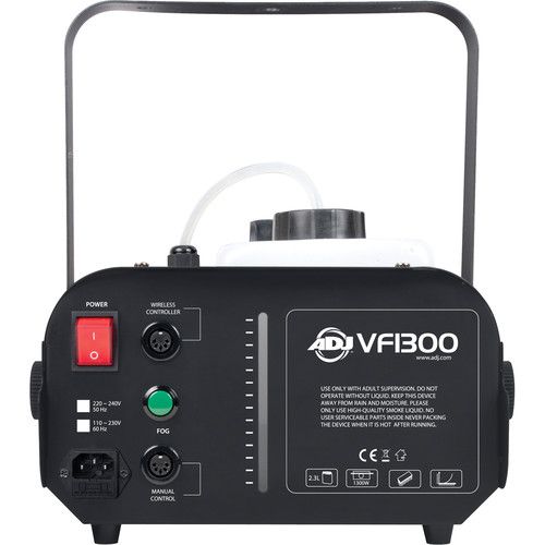  American DJ VF1300 Value Series 1300W Mobile Fog Machine