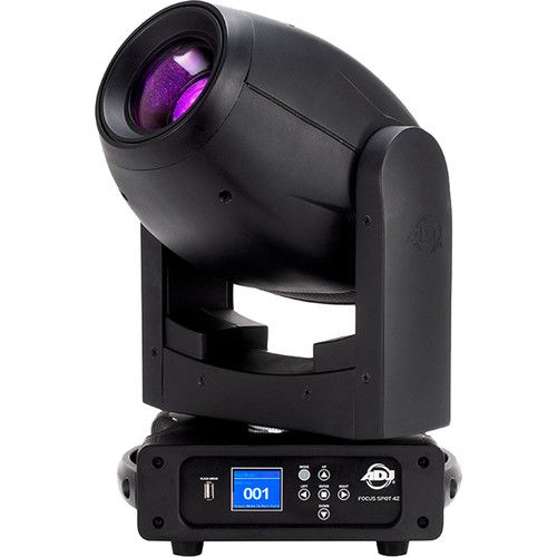  American DJ Focus Spot 4Z 200W LED Moving Head with Motorized Focus & Zoom (Black)