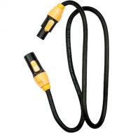 American DJ IP65 Rated Power Link Cable, 3'
