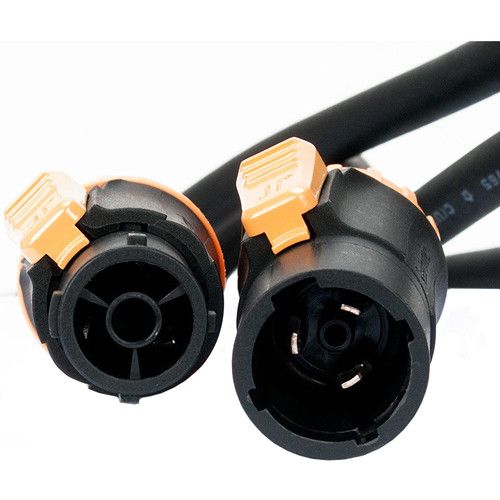  American DJ IP65 Rated Power Link Cable, 3'