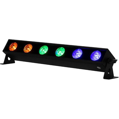 American DJ UBL6H RGBAL+UV Linear Light Bar with Diffusion Filter (6 LEDs)