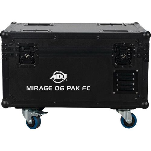  American DJ Mirage Q6 PAK with Charging Case (6-Pack, Chrome and Black)