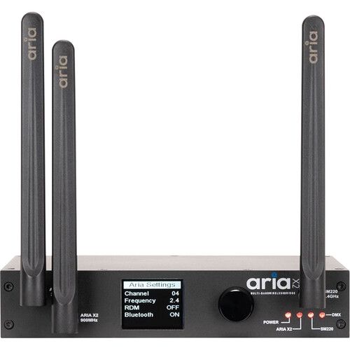  American DJ Aria X2 Bridge/Transceiver SM220 to Aria X2 with Wired Digital Communication Network