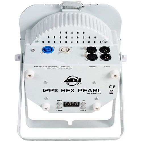  American DJ 12PX HEX LED Par Fixture (RGBAW+UV, Pearl)