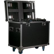 American DJ Dual Road Case for ADJ Hydro Beam X2, Vizi CMY 16RX, CMY300, BSW 300, Hybrid 16RX, or 5RX (Black)