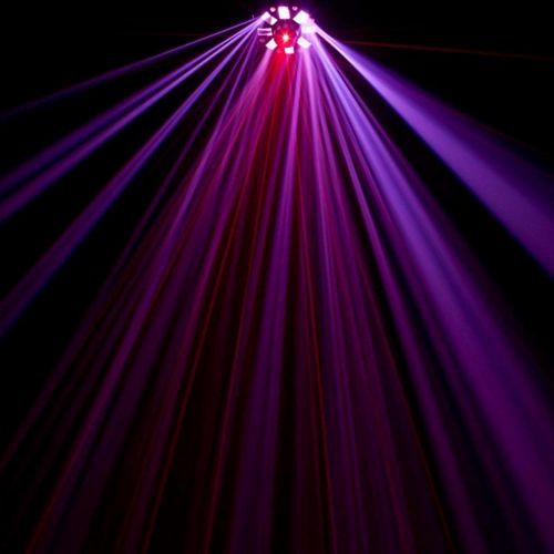 American DJ ADJ Stinger DMX Laser, Strobe & Moonflower LED Light + Transport Travel Case