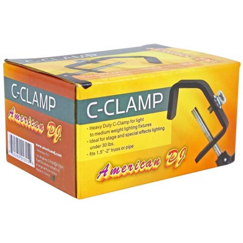  (8) American DJ C-Clamp Heavy Duty C-Clamps For Hanging Lights Up to 2 Truss