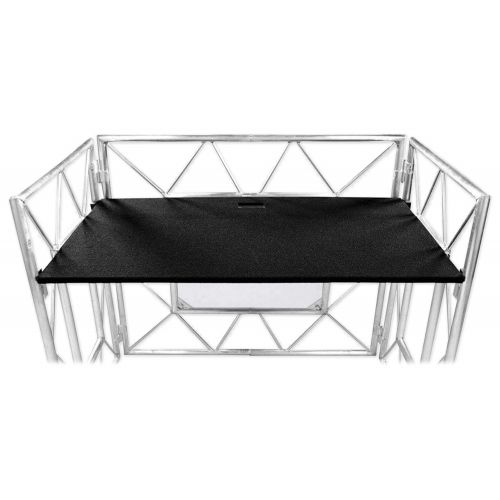  American DJ Pro Event Table II Metal DJ Booth Truss Facade+Carry Case+Par Lights