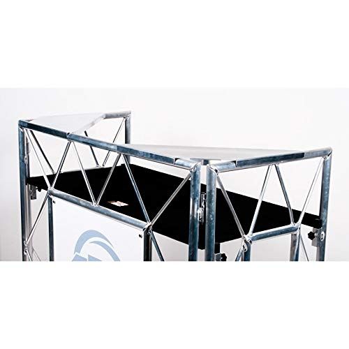  American DJ Pro Event Table II Foldable Portable DJ Booth Truss Facade+Shelves