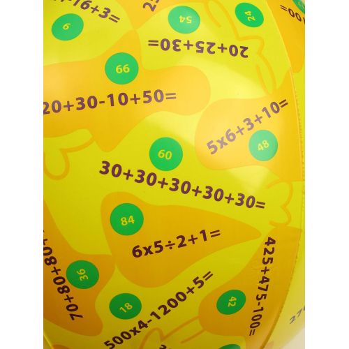  American Educational Products American Educational Vinyl Clever Catch Mental Math Ball, 24 Diameter