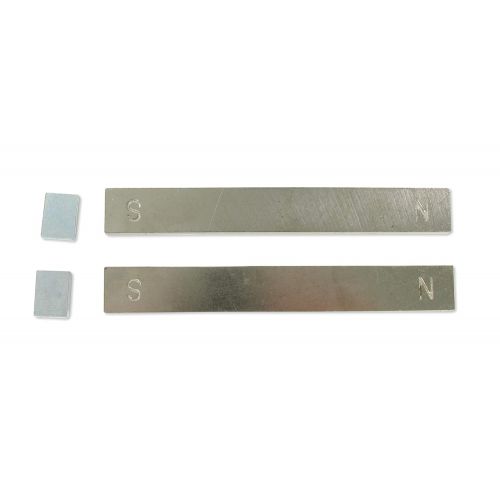  American Educational Products American Educational 2 Piece Unpainted Chrome Magnet Bar Set, 6 Length