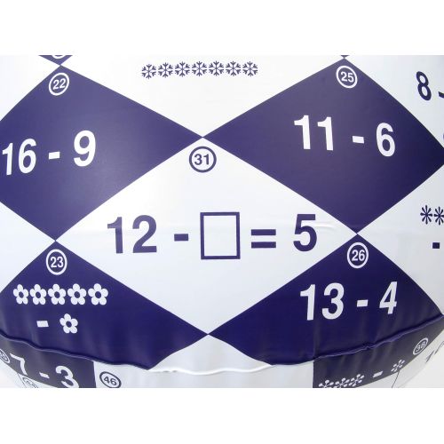  American Educational Products American Educational Vinyl Clever Catch Subtraction Ball, 24 Diameter