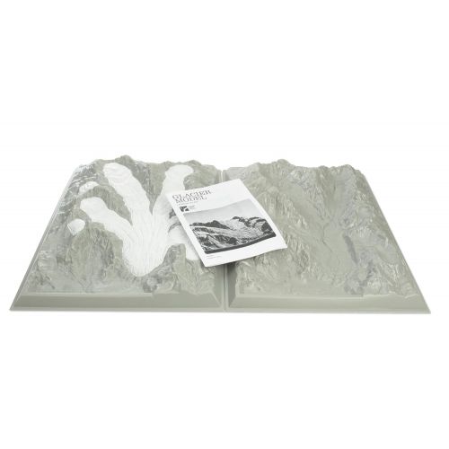  American Educational Products American Educational Plastic Alpine Glacier Model, 24 Length x 18 Width (Set of 2)