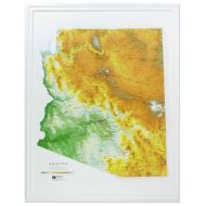 American Educational Products American Educational Arizona State Map without Frame, 27 Length x 21 Width
