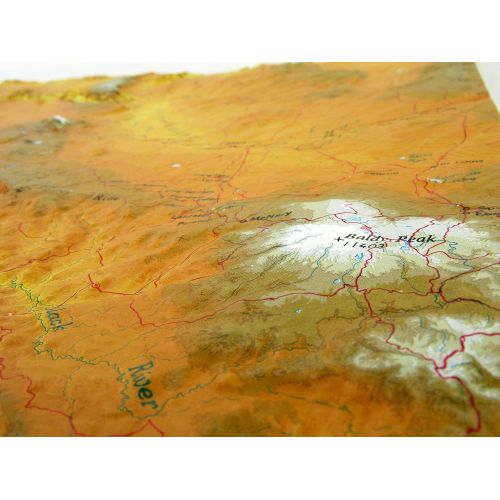  American Educational Products American Educational Arizona State Map without Frame, 27 Length x 21 Width