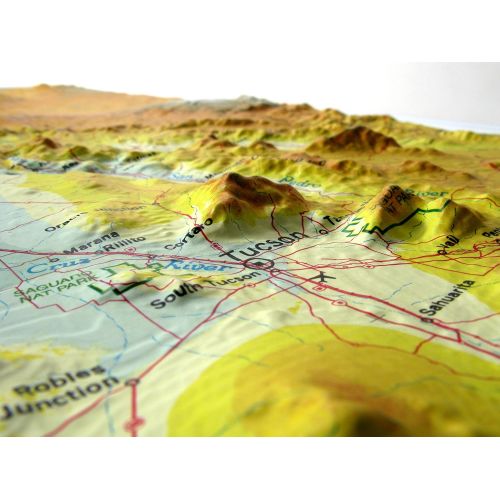  American Educational Products American Educational Arizona State Map without Frame, 27 Length x 21 Width