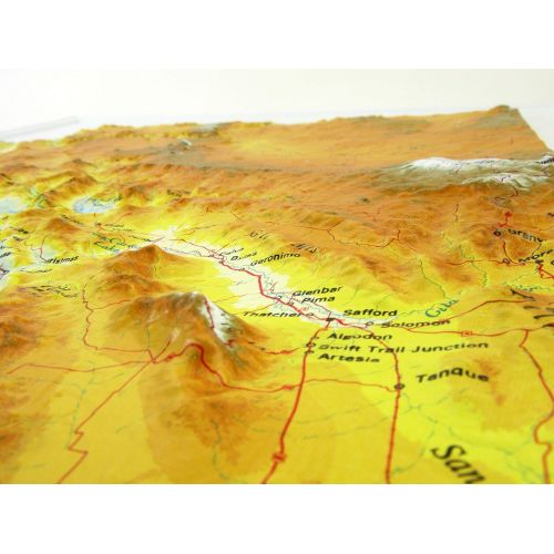  American Educational Products American Educational Arizona State Map without Frame, 27 Length x 21 Width