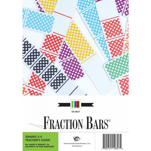  American Educational Products American Educational Fraction Bar Guide For Elementary, Grades 3-4