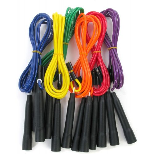  [아마존베스트]American Educational Products Adjustable Length Jump Ropes, Assorted Colors, Set of 6