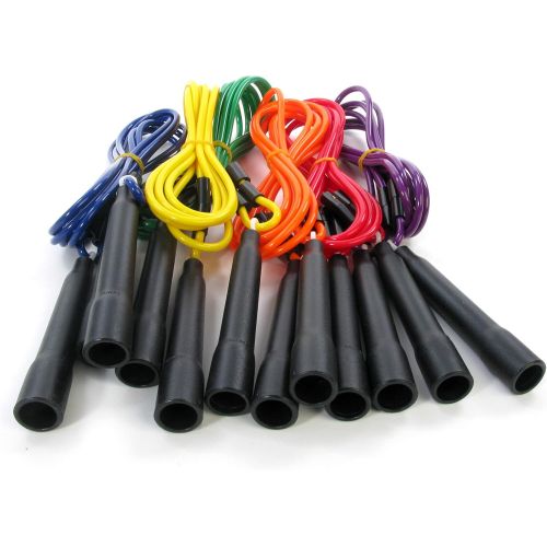  [아마존베스트]American Educational Products Adjustable Length Jump Ropes, Assorted Colors, Set of 6