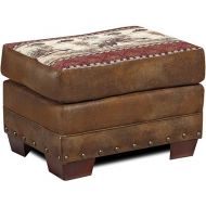 American Furniture Classics Deer Valley Ottoman, Brown