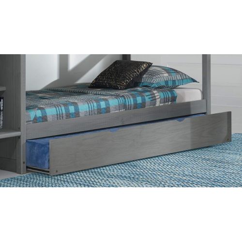  American Furniture Classics 3214-TT-TRUN Staircase bunkbed Charcoal Grey