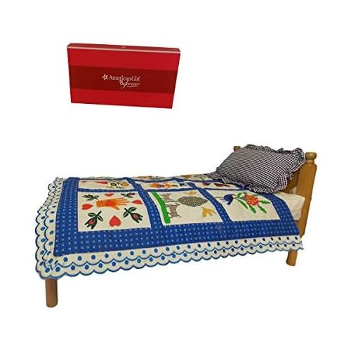  American Girl Addys Bed & Bedding Beforever New Blue Version for 18 Dolls ( Doll not included)