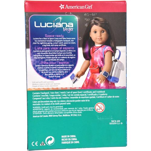  American Girl Doll 2018 Luciana Vega Accessories (Space-ready Theme)