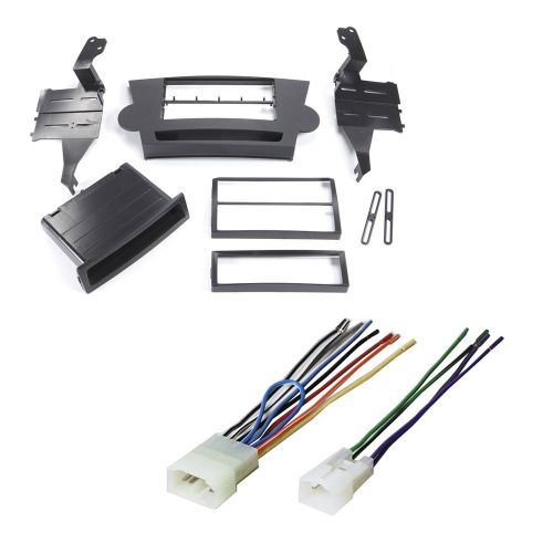  American International , Metra, Scosche Toyota Highlander CAR Stereo Dash Installation MOUNTING Trim KIT WWire Harness