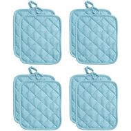 [아마존베스트]American Linen 8 Pack Heavy Pot Holder (Aqua)