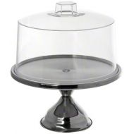 American Metalcraft (19SET) 13-1/2 Round Stainless Steel Cake Stand w/Cover