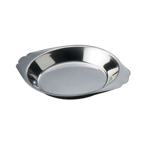  American METALCRAFT, Inc. American Metalcraft AR080 Au Gratin Dishes, 7.25 Length x 5.687 Width, Silver