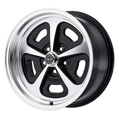  American Racing AMERICAN RACING VN501 500 MONO CAST Wheel with BLACK and Chromium (hexavalent compounds) (17 x 9. inches /5 x 72 mm, 0 mm Offset)