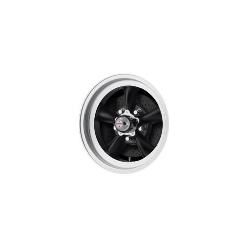  American Racing Custom Wheels VN105 Torq Thrust D Satin Black Wheel With Machined Lip (15x8/5x114.3mm, 0mm offset)