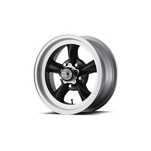  American Racing Custom Wheels VN105 Torq Thrust D Satin Black Wheel With Machined Lip (15x8/5x114.3mm, 0mm offset)