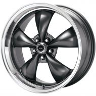 American Racing Torq Thrust M Gloss Black Wheel with Machined Lip (17x7/5x4.5)