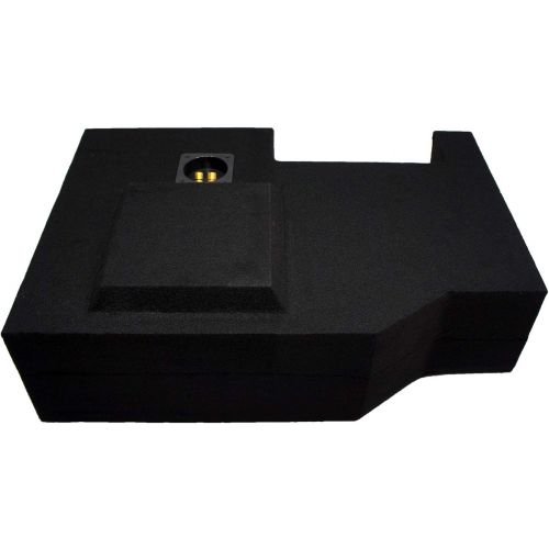  American Sound Connection Compatible with 2014 - UP Chevy Silverado Crew Cab Truck Single 10 Sub Box Subwoofer Enclosure