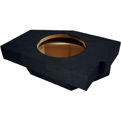  American Sound Connection ASC Dodge Ram Quad or Crew Cab Truck 2002-2012 Single 10 Subwoofer Custom Fit Sub Box Speaker Enclosure