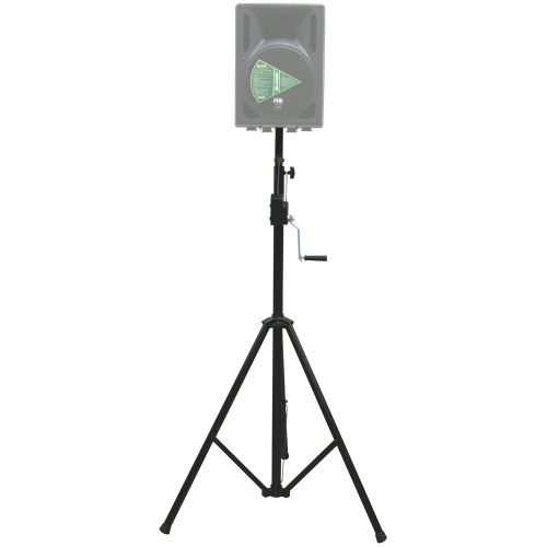  American Sound Connection ASC Pro Audio Mobile DJ Light Stand 10 Foot Height Crank Lighting or Speaker Tripod