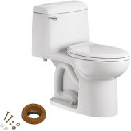 American Standard 613AA001.020 Champion 4 One-Piece Toilet with Toilet Seat and Wax Ring, Elongated Front, Chair Height, White, 1.6 gpf