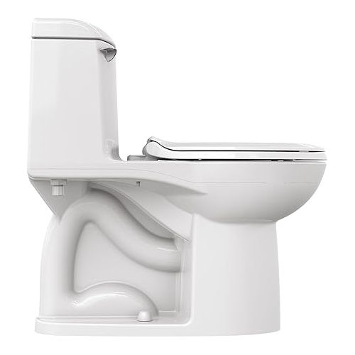  American Standard 613AA001.020 Champion 4 One-Piece Toilet with Toilet Seat and Wax Ring, Elongated Front, Chair Height, White, 1.6 gpf