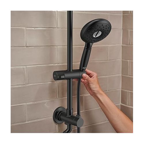  American Standard 1029072430 Spectra Versa Retrofit Shower System with Rain Showerhead, Matte Black